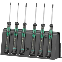 2067/6 Micro TORX® BO Schroevendraaierset + houder, 6-delig