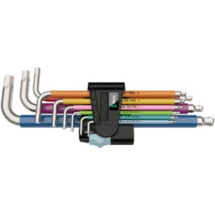 3950/9 Hex-Plus Multicolour Stainless 1 Набор Г-образных ключей, метрических, нержавеющая сталь, 9 предметов