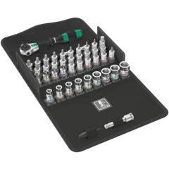 8100 SA All-in Набор с трещоткой Zyklop Speed, с фиксирующей функцией, привод 1/4", метрический, 42 предмета