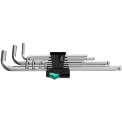 950/9 Hex-Plus 1 Набор Г-образных ключей, метрических, хромированных, 9 предметов
