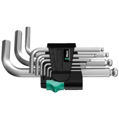 950/9 Hex-Plus 3 Набор Г-образных ключей, метрических, хромированных, 9 предметов
