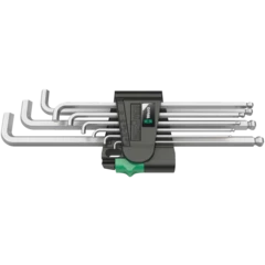 950/9 Hex-Plus 4 Набор Г-образных ключей, метрических, хромированных, 9 предметов