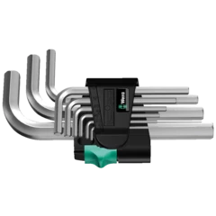 950/9 SM N Набор Г-образных ключей, метрических, хромированных, 9 предметов