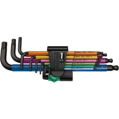 950/9 Hex-Plus Multicolour 1 Набор Г-образных ключей, метрических, BlackLaser, 9 предметов