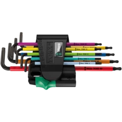 967/9 TX BO Multicolour 1 Набор Г-образных ключей, BlackLaser, 9 предметов